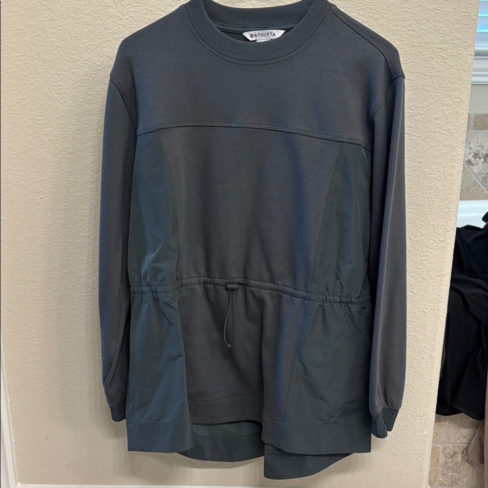 Athleta Olive Green Long Sleeve Top
